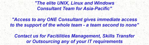 IT-Spark - the elite UNIX and NT consultant team for Asia Pacific